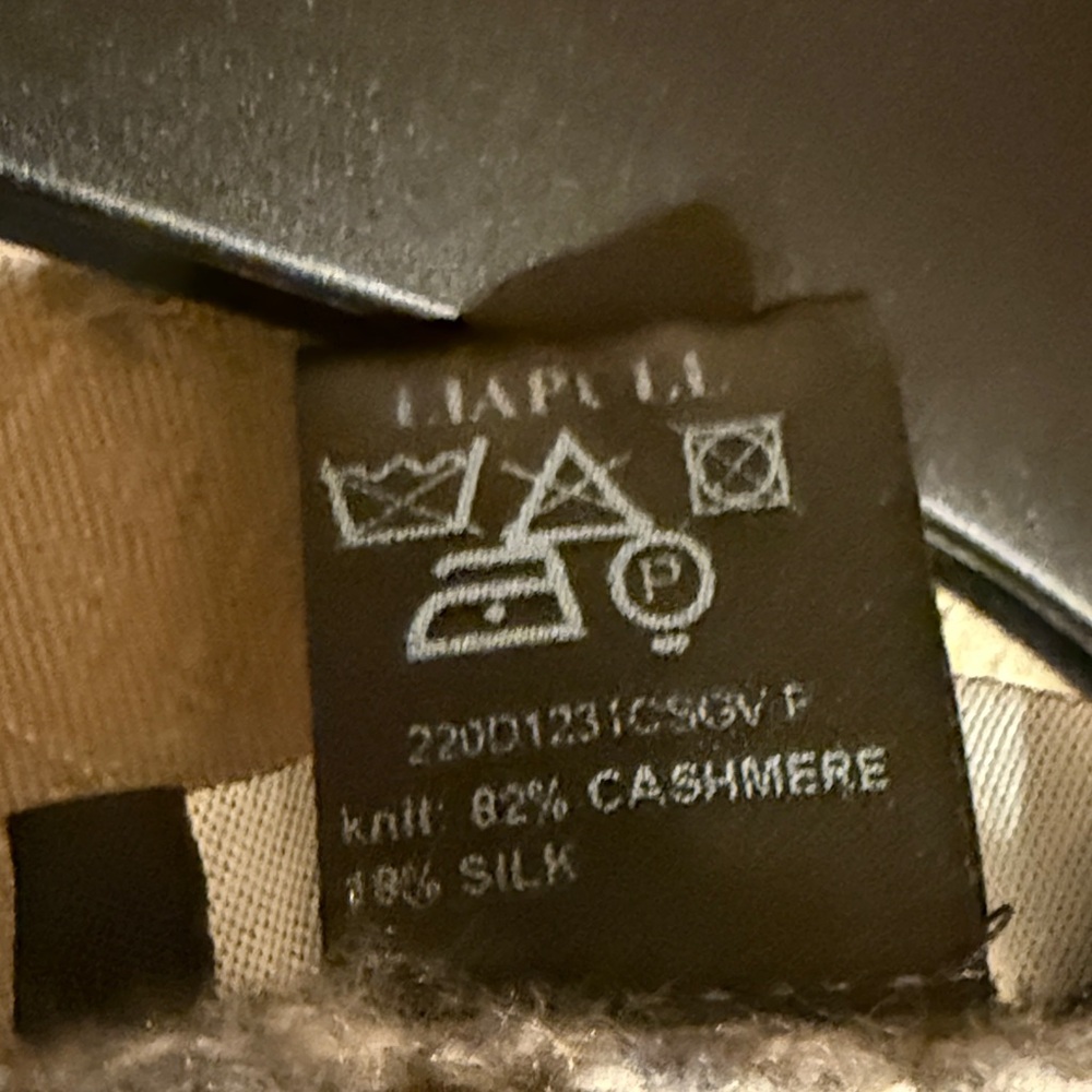 Avant Toi Gray and rust Crew Neck Sweater - Picture 4 of 5